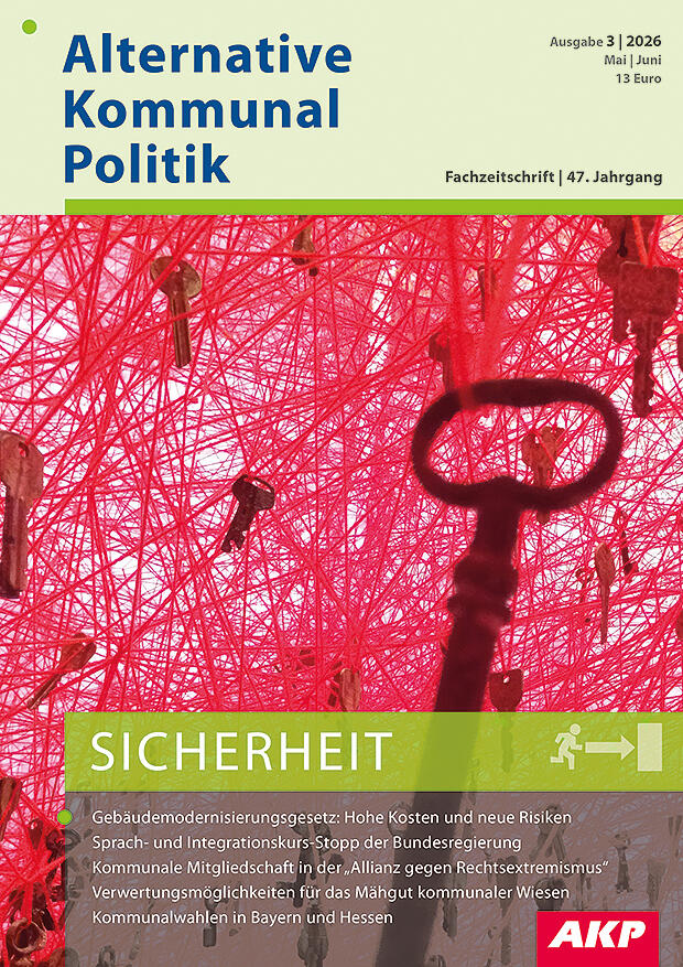 Titelbild AKP 3/26, Themenschwerpunkt Sicherheit