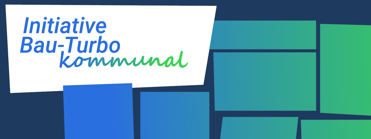 Initiative Bau-Turbo kommunal - Screenshot der Homepage.