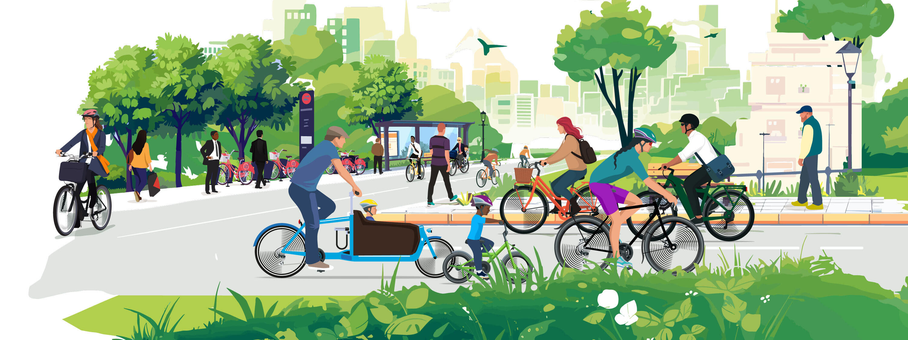 Fahrradfreundliche Mobilität