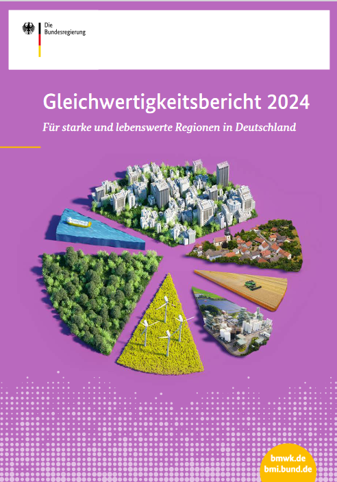 Deckblatt des Gleichwertigkeitsberichts 2024 der Bundesregierung