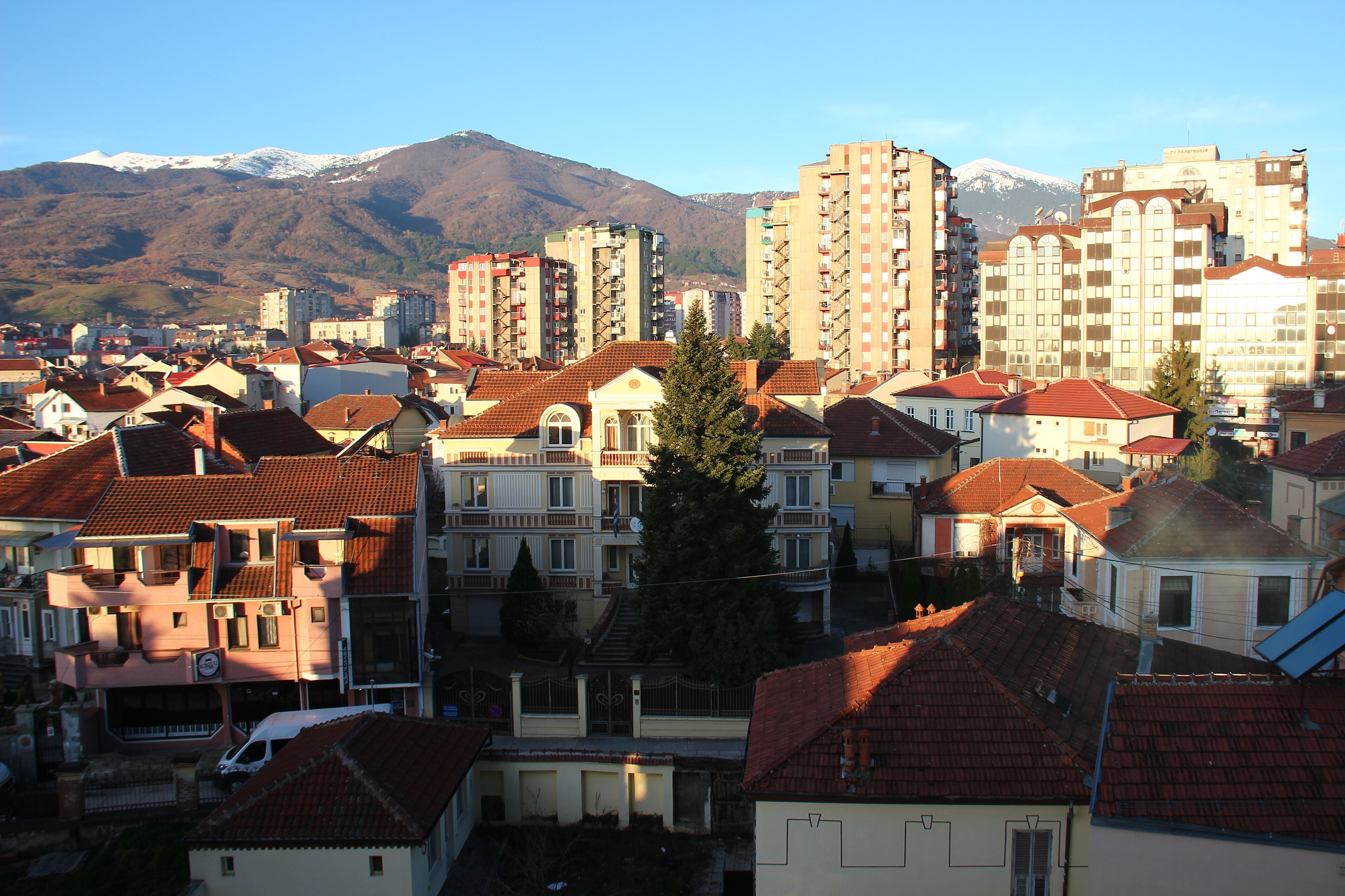 Blick auf Skopje