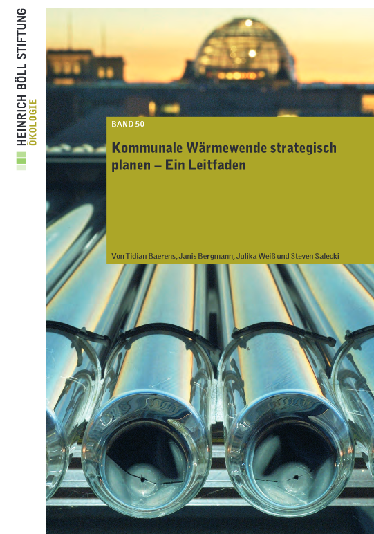 Tttelblatt Leitfaden der Heinrich Böll Stiftung: Kommunale Wärmewende strategisch planen