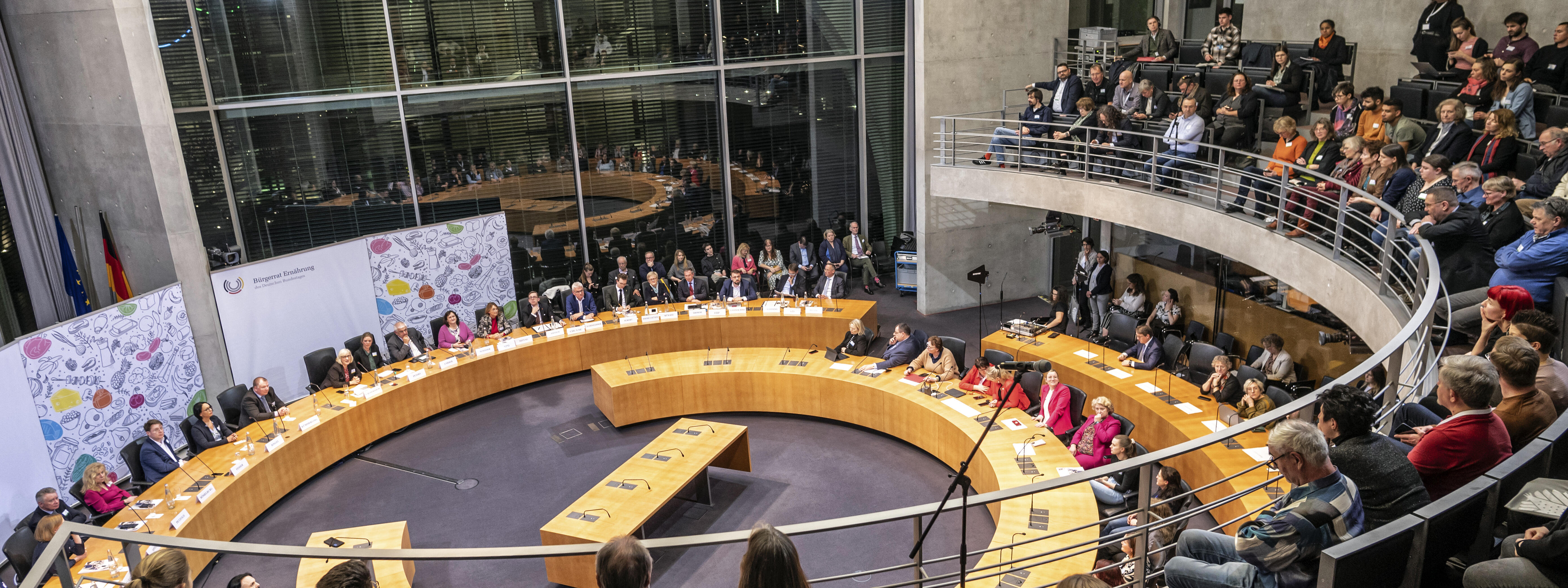 Übergabe der Ergebnisse und Empfehlungen des Bürgerrates "Ernährung im Wandel" am den Bundestag