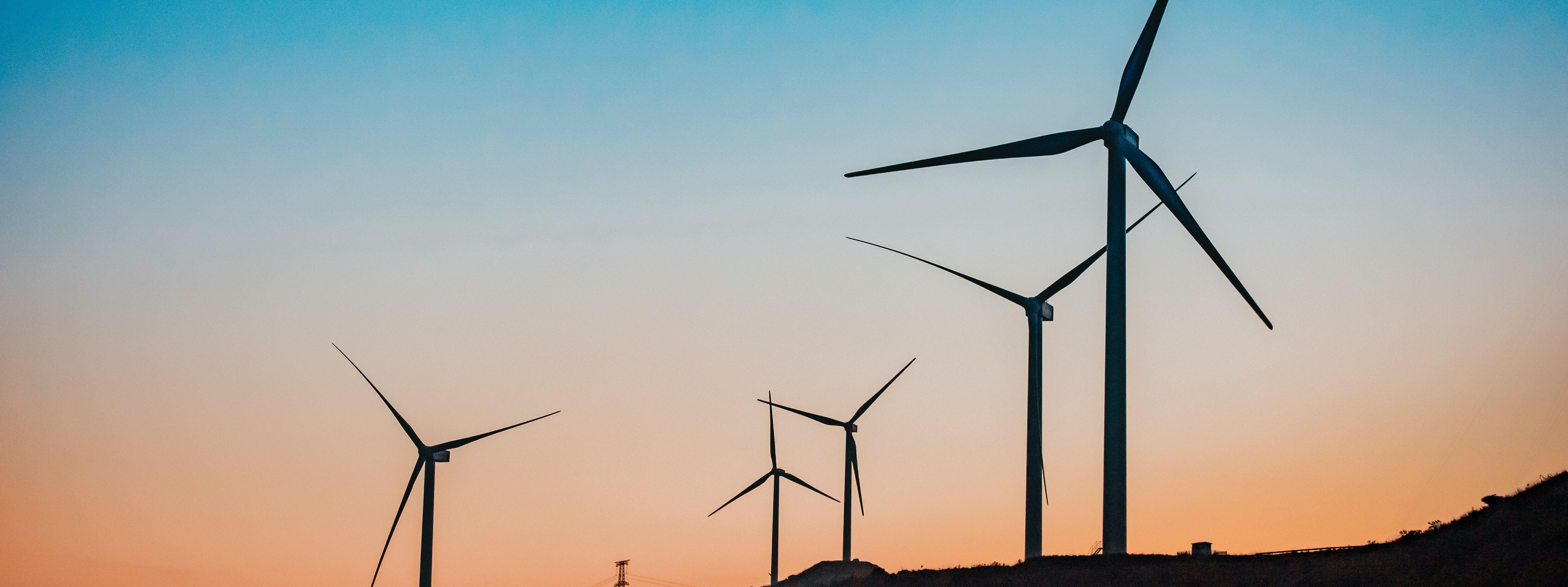 Bild von Windrädern