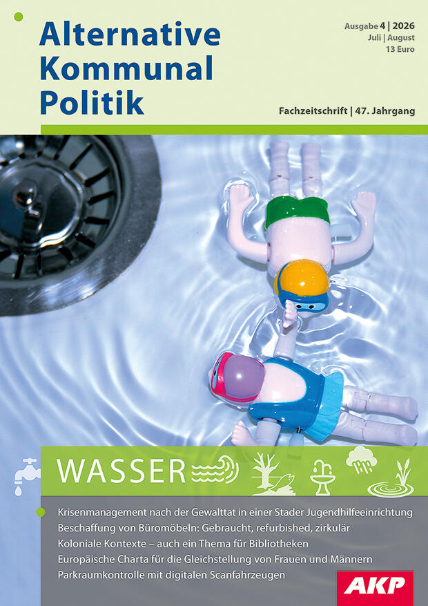 Titelbild der Ausgabe 4/2026 zum Schwerpunktthema Wasser