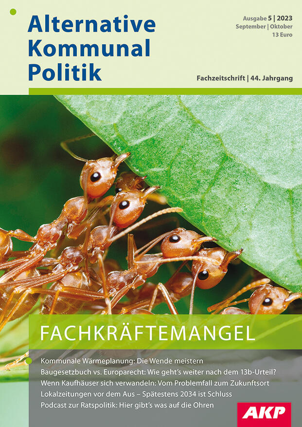AKP 5 23 erschienen - Schwepunktthema "Fachkräftemangel"