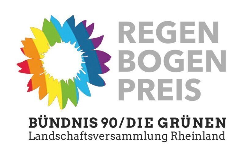 Logo des Regenbogenpreises der GRÜNEN Fraktion im LVR